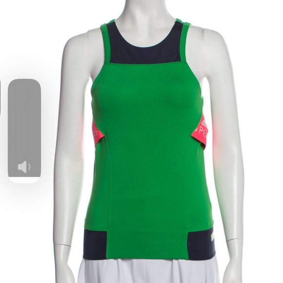 Adidas by Stella McCartney Climalite Green Tank Size M - Picture 1 of 4
